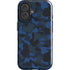 Blue Street Camo iPhone 16 Impact Case